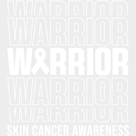 Warrior - Melanoma DTF Transfers - Adult Unisex - S & M (10’’) / Light Color Design (See Imaging)