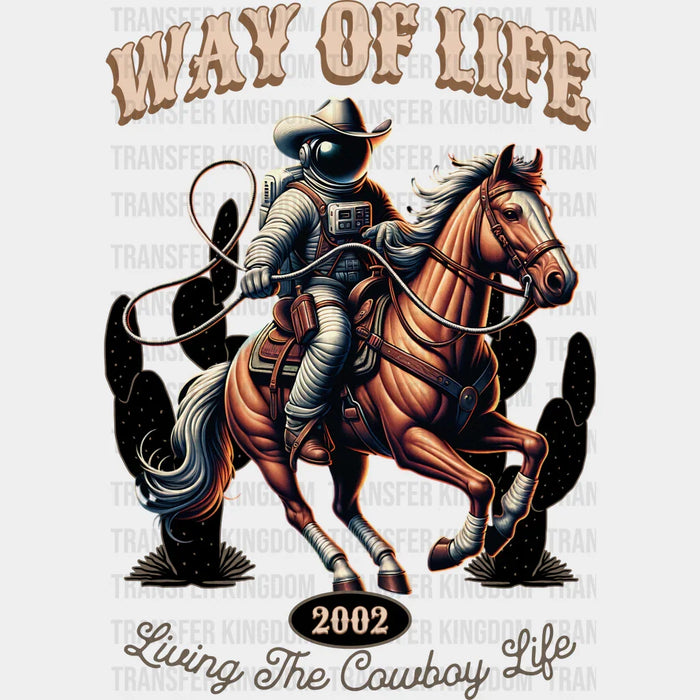 Way Of Life 2002 Design - Rodeo DTF Transfers