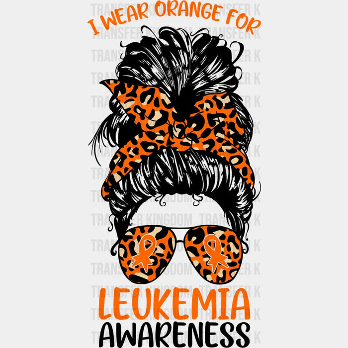 Wear Orange Girl Design - Leukemia DTF heat transfer