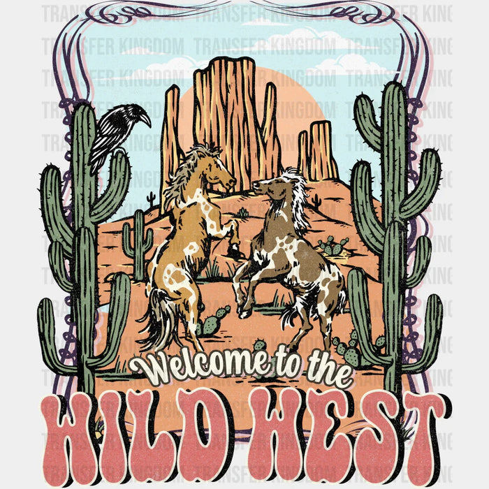 Welcome Wild West Design - Western DTF Transfers