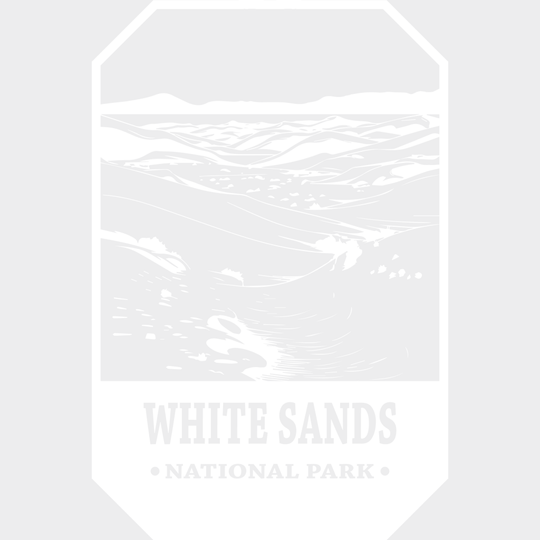 White Sands National Park Design - Parks Dtf Transfers Unisex S & M (10’) / Light Color See Imaging