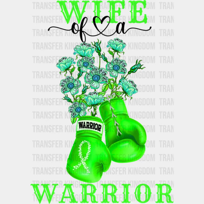 Wife of a Warrior - Lymphoma DTF heat transfer