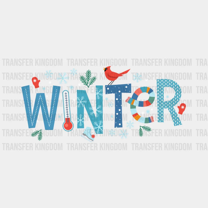 Winter - Seasons Cup Wrap UV Sticker Permanent UV DTF Decal