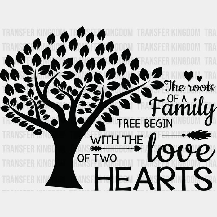 With The Love Of Two Hearts - Family Reunion DTF heat transfer