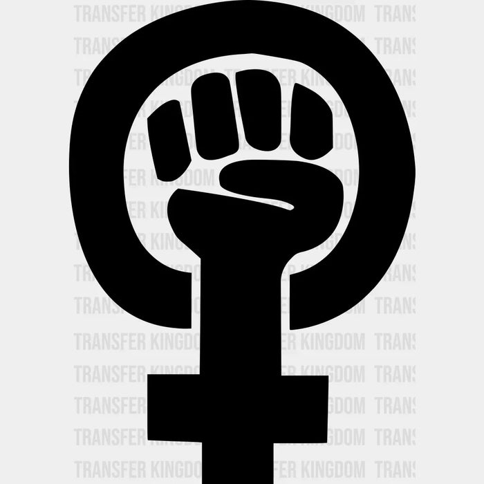 Woman Fist Symbol Design - DTF heat transfer