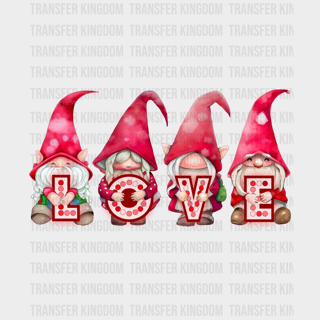 WORD OF LOVE GNOMIES - DTF heat transfer - transfer-kingdom