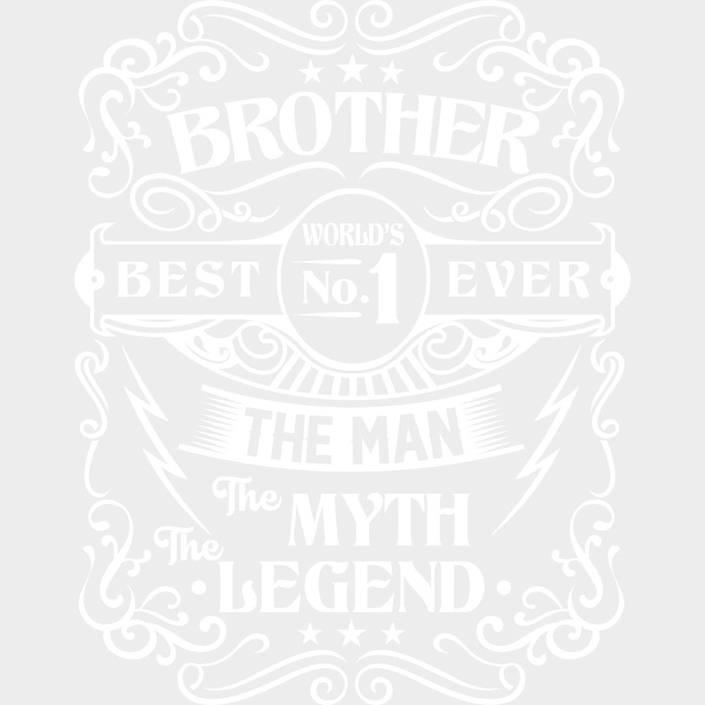 World’s No.1 Brother - Brother DTF Transfers Adult Unisex - S & M (10’’) / Light Color Design (See Imaging)