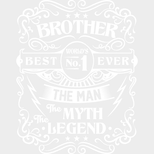 World’s No.1 Brother - Brother DTF Transfers Adult Unisex - S & M (10’’) / Light Color Design (See Imaging)