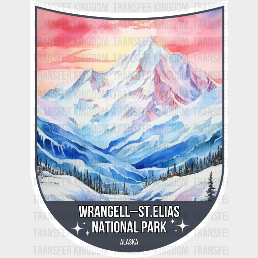 Wrangell St. Elias National Park Alaska - National Parks DTF Transfer