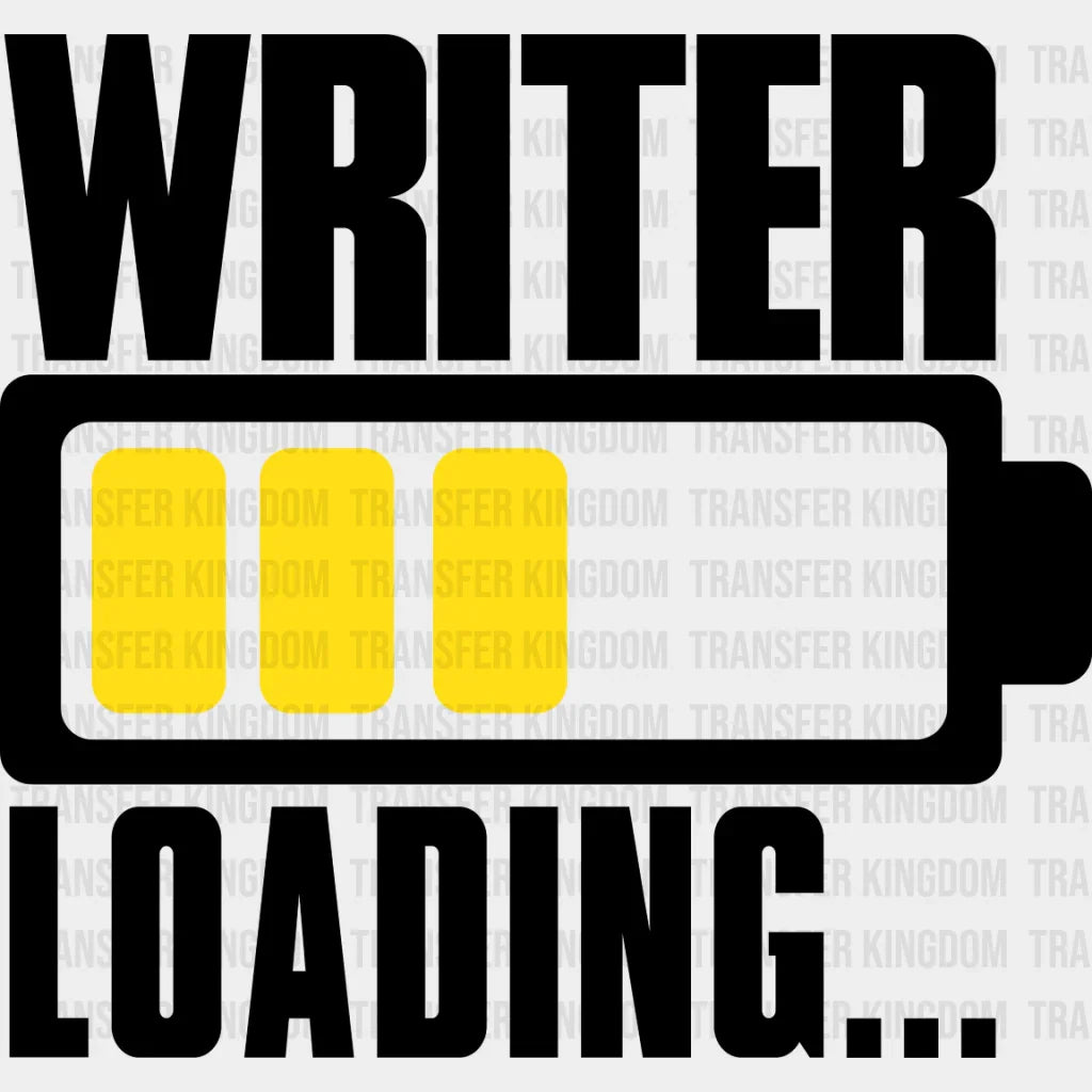 Writing Loading - Writing DTF Heat Transfer