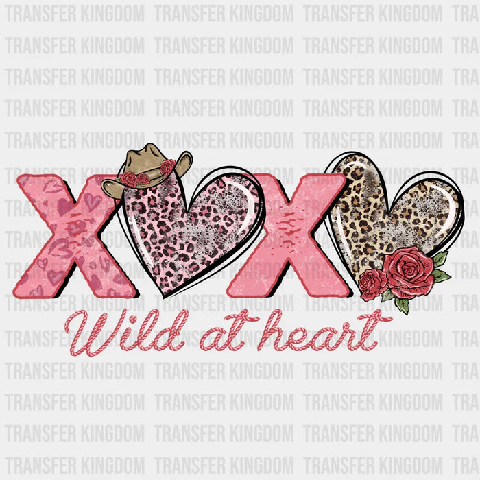 XO XO WILD AT HEART - DTF heat transfer
