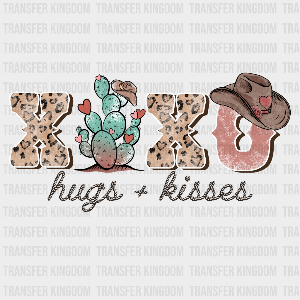 Xoxo Hugs And Kisses - Dtf Heat Transfer