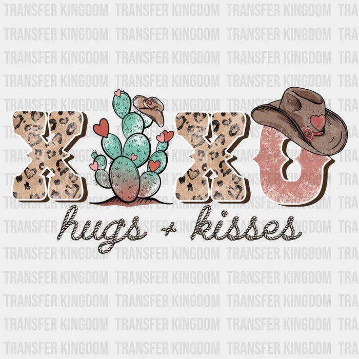 XOXO HUGS AND KISSES - DTF heat transfer