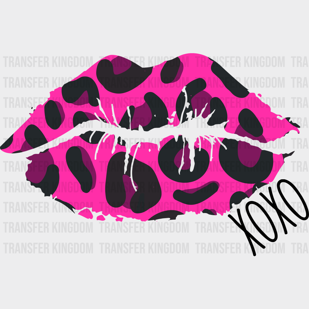 Xoxo Kiss Valentines Day Design - Dtf Heat Transfer