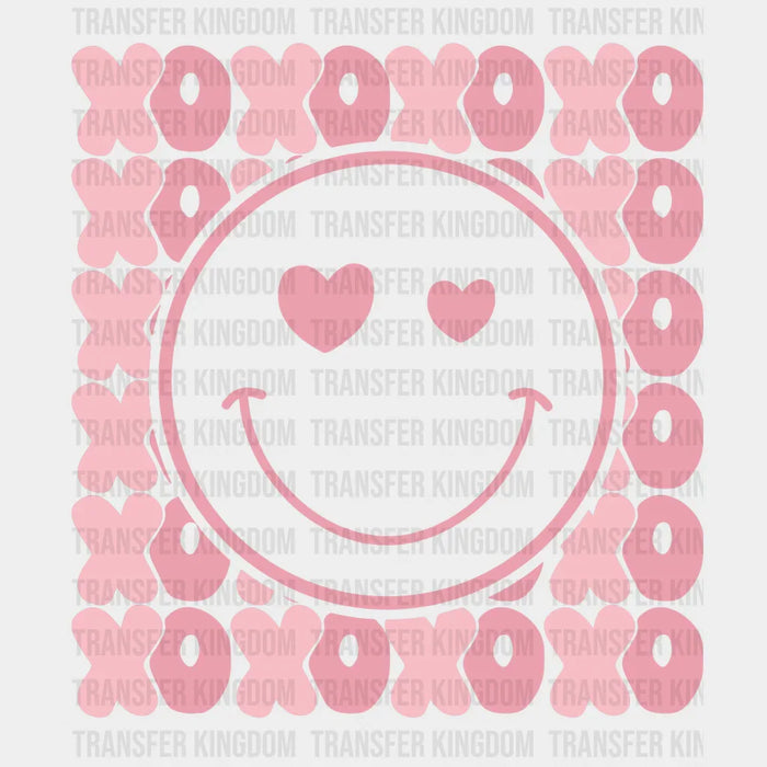 XOXO Smiley Valentine's Day Design - DTF heat transfer