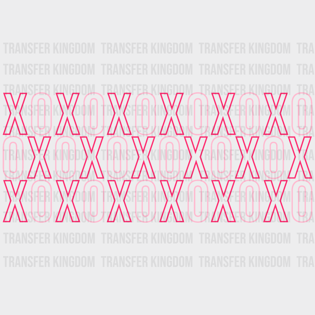 Xoxo Uv Dtf Transfer Cup Wrap Sticker