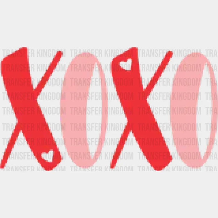 XOXO Valentines Day Design - DTF heat transfer