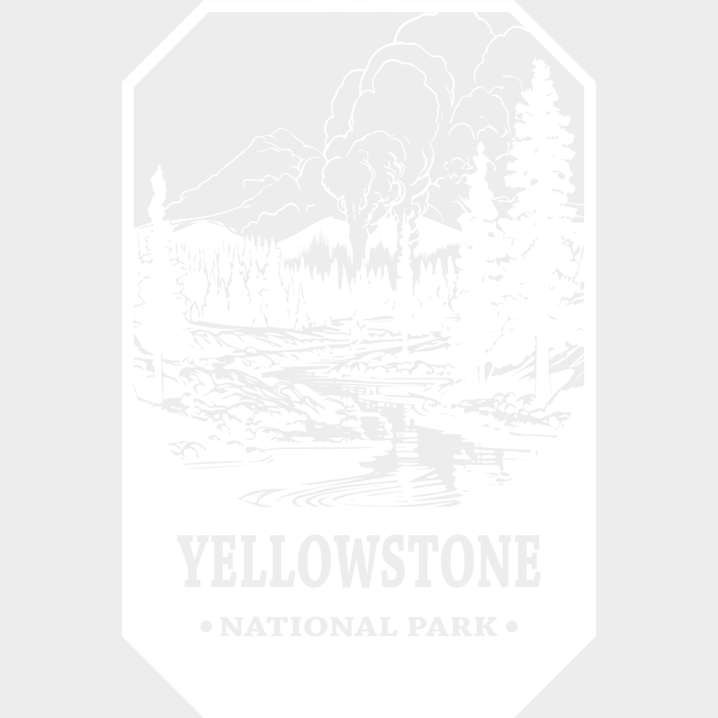 Yellowstone National Park Design - Parks Dtf Transfers Unisex S & M (10’) / Light Color See Imaging