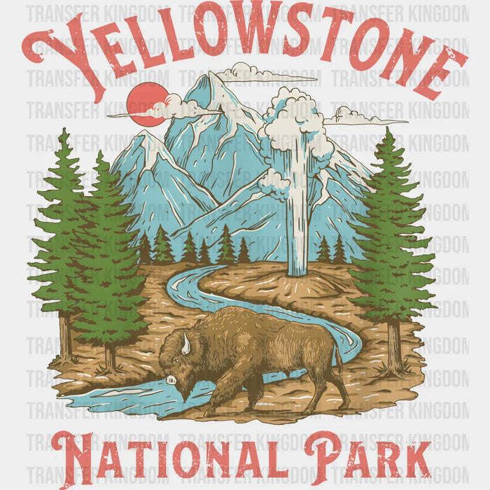 Yellowstone National Park Design - National Parks DTF Transfers