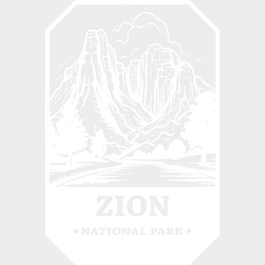 Zion National Park Design - Parks Dtf Transfers Unisex S & M (10’) / Light Color See Imaging