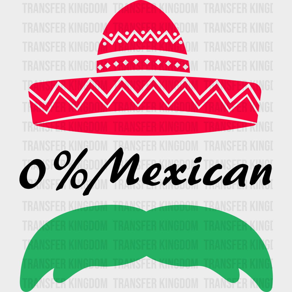 %0 Mexican - Cinco De Mayo DTF heat transfer - Transfer Kingdom