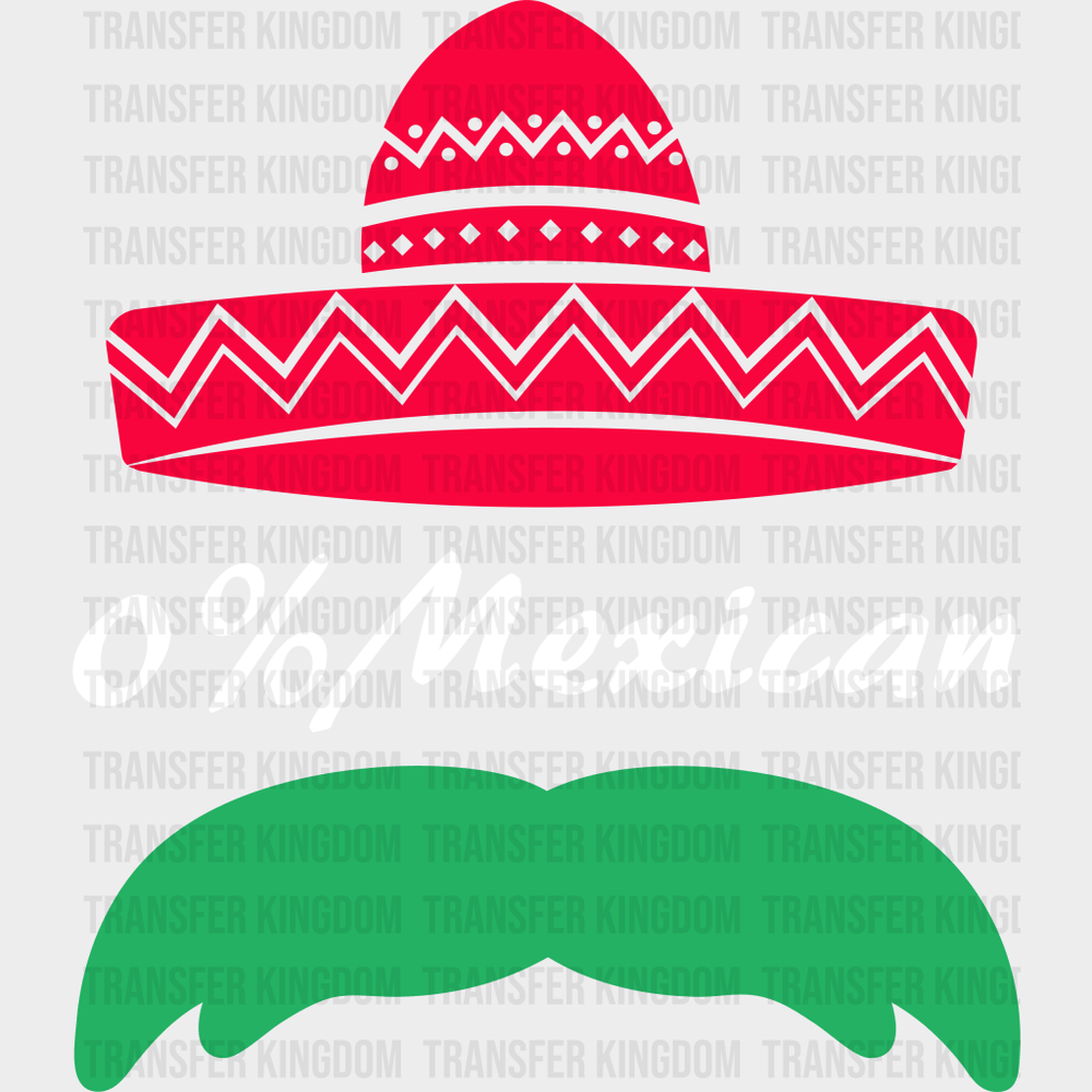 %0 Mexican - Cinco De Mayo DTF heat transfer - Transfer Kingdom