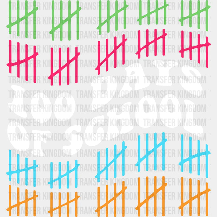 100 Days Of School Solo - DTF heat transfer