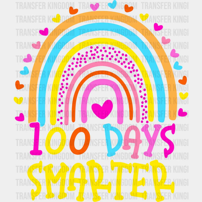100 Days Smarter Colorful - DTF heat transfer