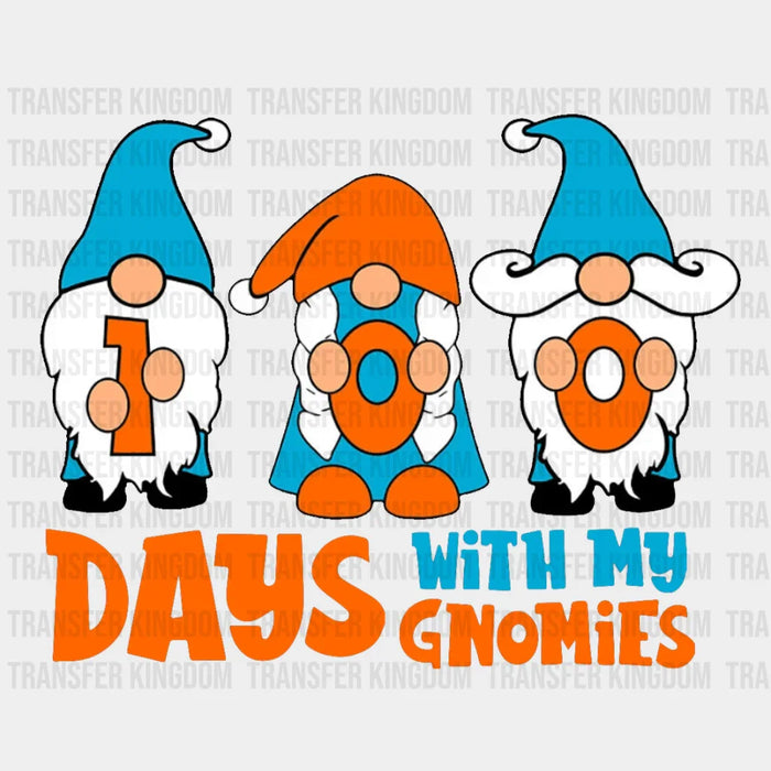 100 Days With My Gnomies School Design - DTF heat transfer