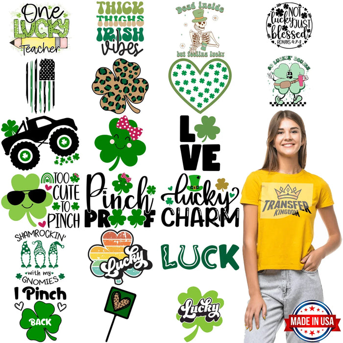 St. Patrick's Day Premade Gang sheet - 20 PCS 10 INCH (Variation 1)