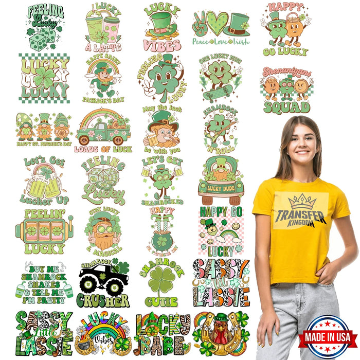 St. Patrick's Day Premade Gang sheet - 30 PCS 10 INCH (Variation 1)