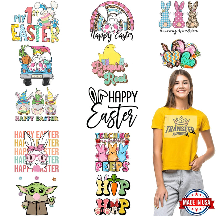 EASTER Premade Gang sheet - 12 PCS 10 INCH (Version 2)