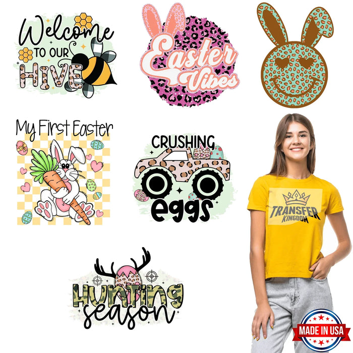 EASTER Premade Gang sheet - 6 PCS 10 INCH (Version 4)