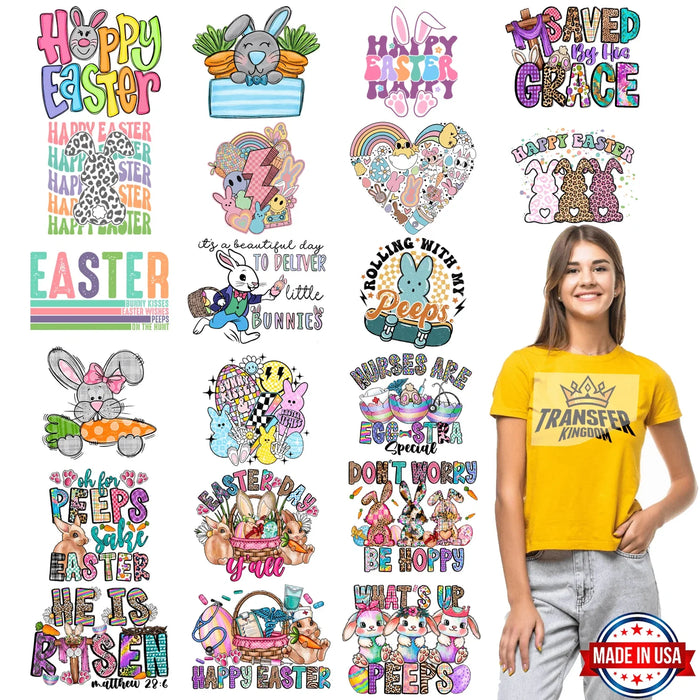 EASTER Premade Gang sheet - 20 PCS 10 INCH (Version 3)
