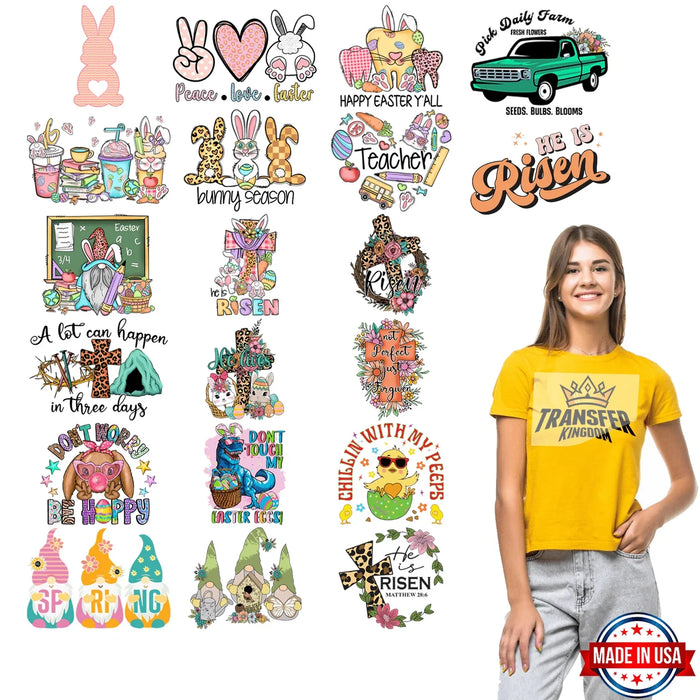 EASTER Premade Gang sheet - 20 PCS 10 INCH (Version 5)