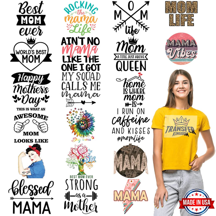 Mother's Day - Premade Gang sheet - 20 PCS 10 INCH (Version 1)
