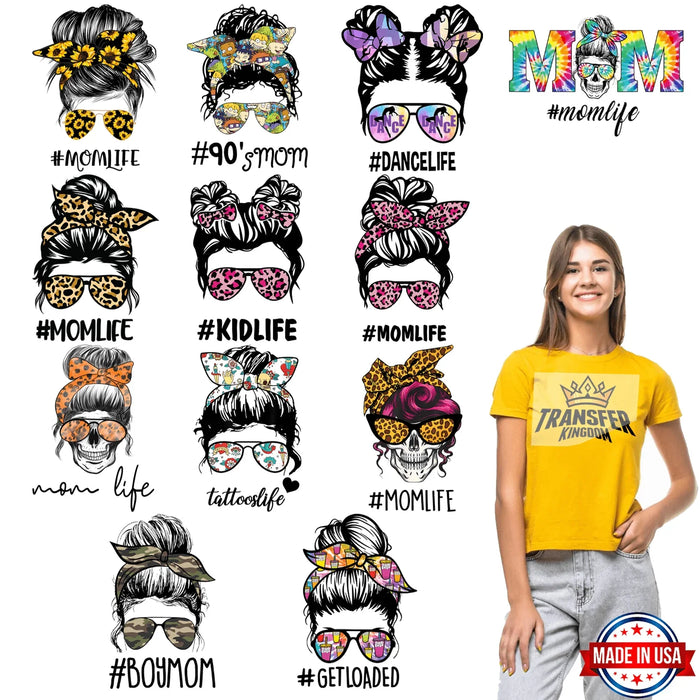 Mother's Day - Premade Gang sheet - 12 PCS 10 INCH (Version 4)