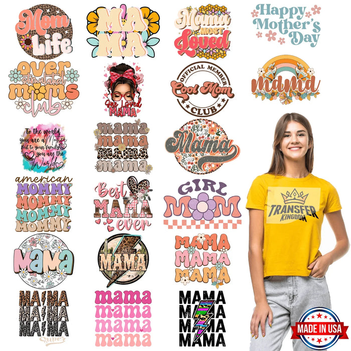 Mother's Day - Premade Gang sheet - 20 PCS 10 INCH (Version 3)