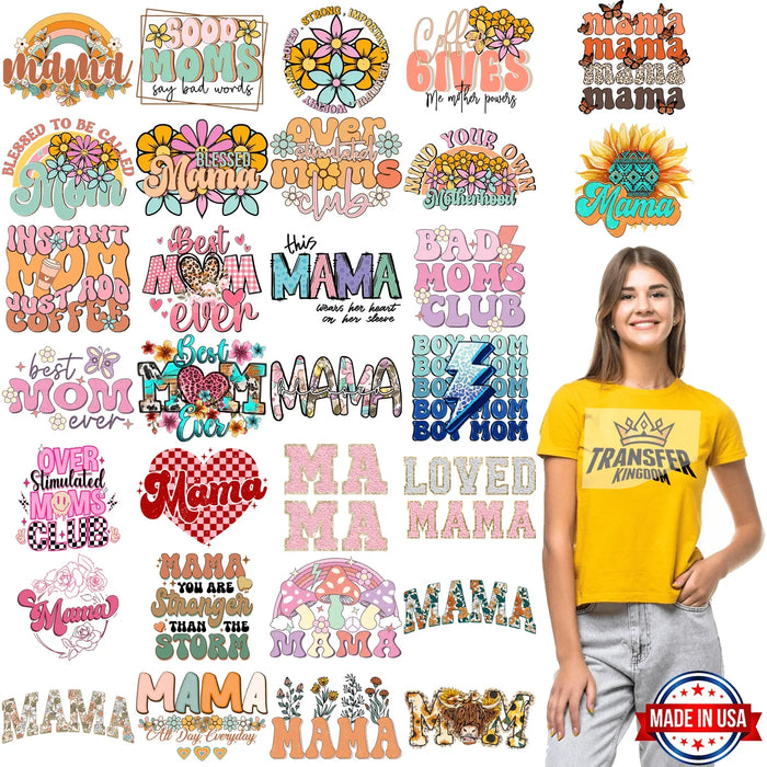Mother's Day - Premade Gang sheet - 30 PCS 10 INCH (Version 1)
