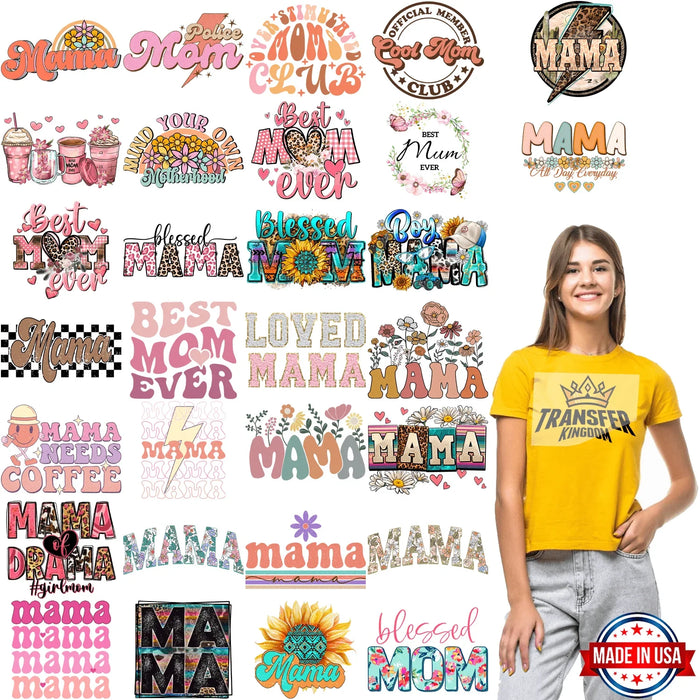 Mother's Day - Premade Gang sheet - 30 PCS 10 INCH (Version 4)