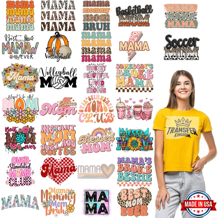 Mother's Day - Premade Gang sheet - 30 PCS 10 INCH (Version 5)