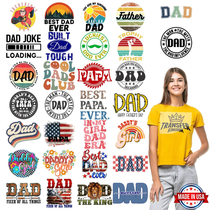 Father's Day Premade Gang sheet - 30 PCS 10 INCH (Version 1)