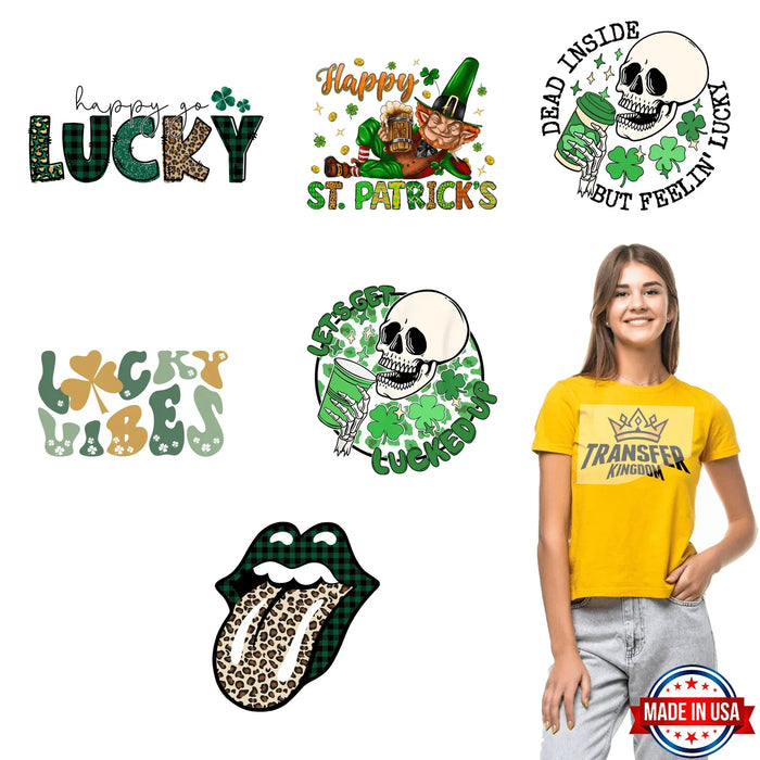 St. Patrick's Day Premade Gang sheet - 6 PCS 10 INCH (Variation 1)