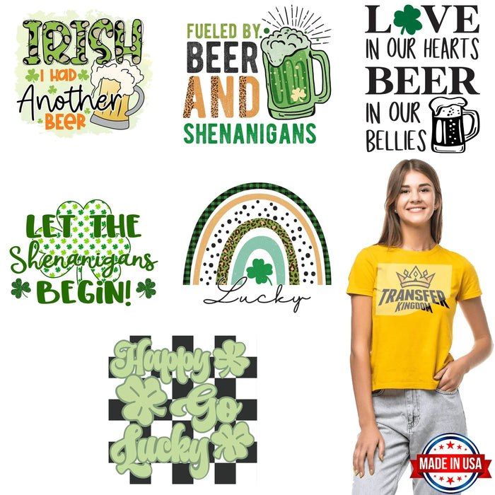 St. Patrick's Day Premade Gang sheet - 6 PCS 10 INCH (Variation 4)