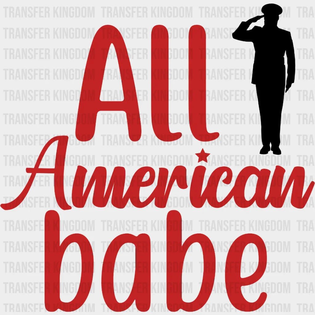 All American Babe Dtf Transfer