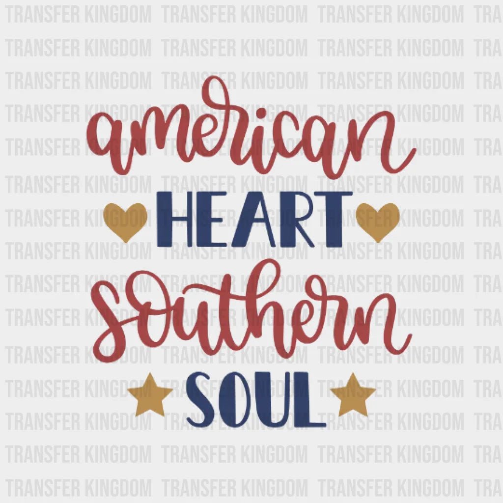 American Heart Southern Soul Dtf Transfer
