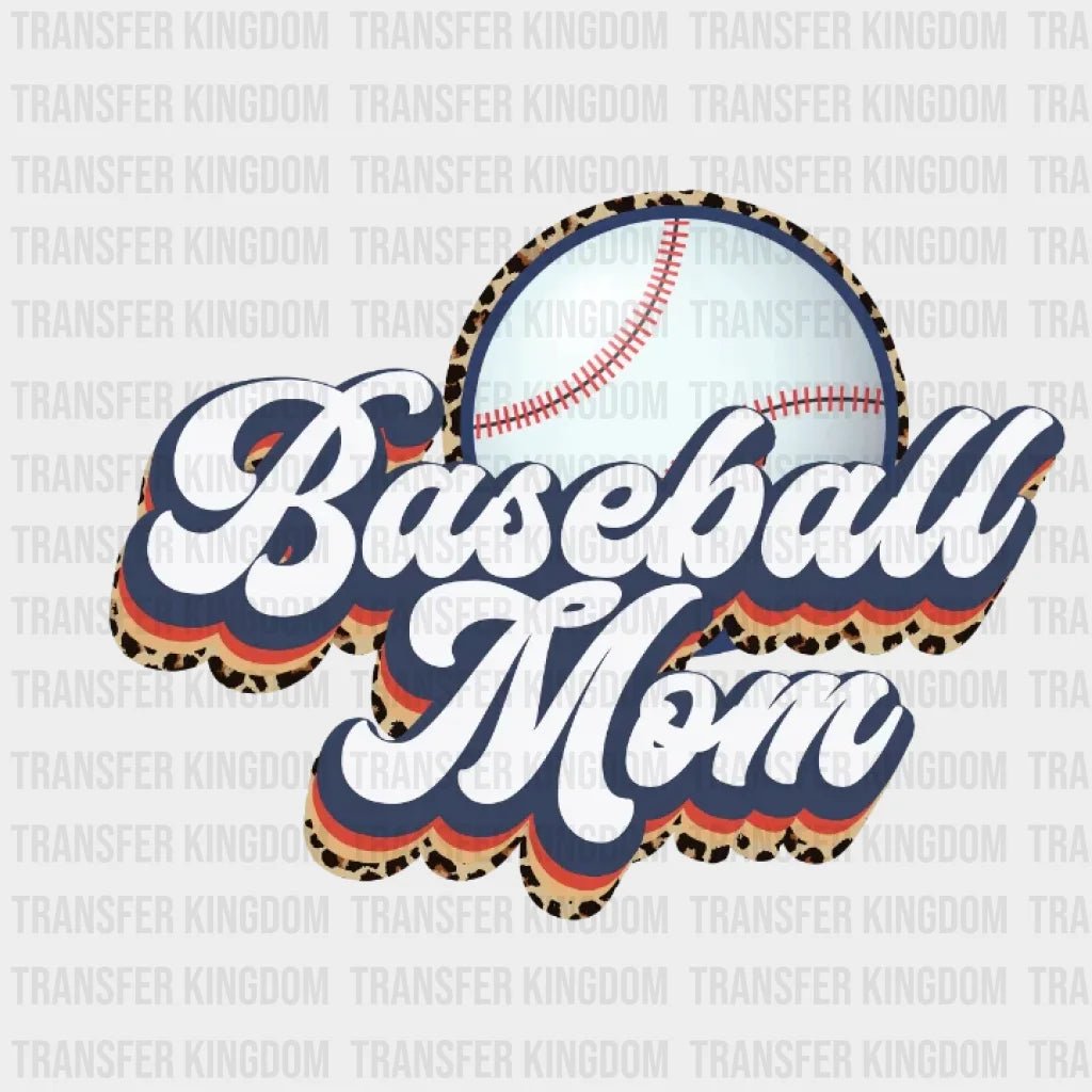 Baseball Ball Mom Dtf Transfer