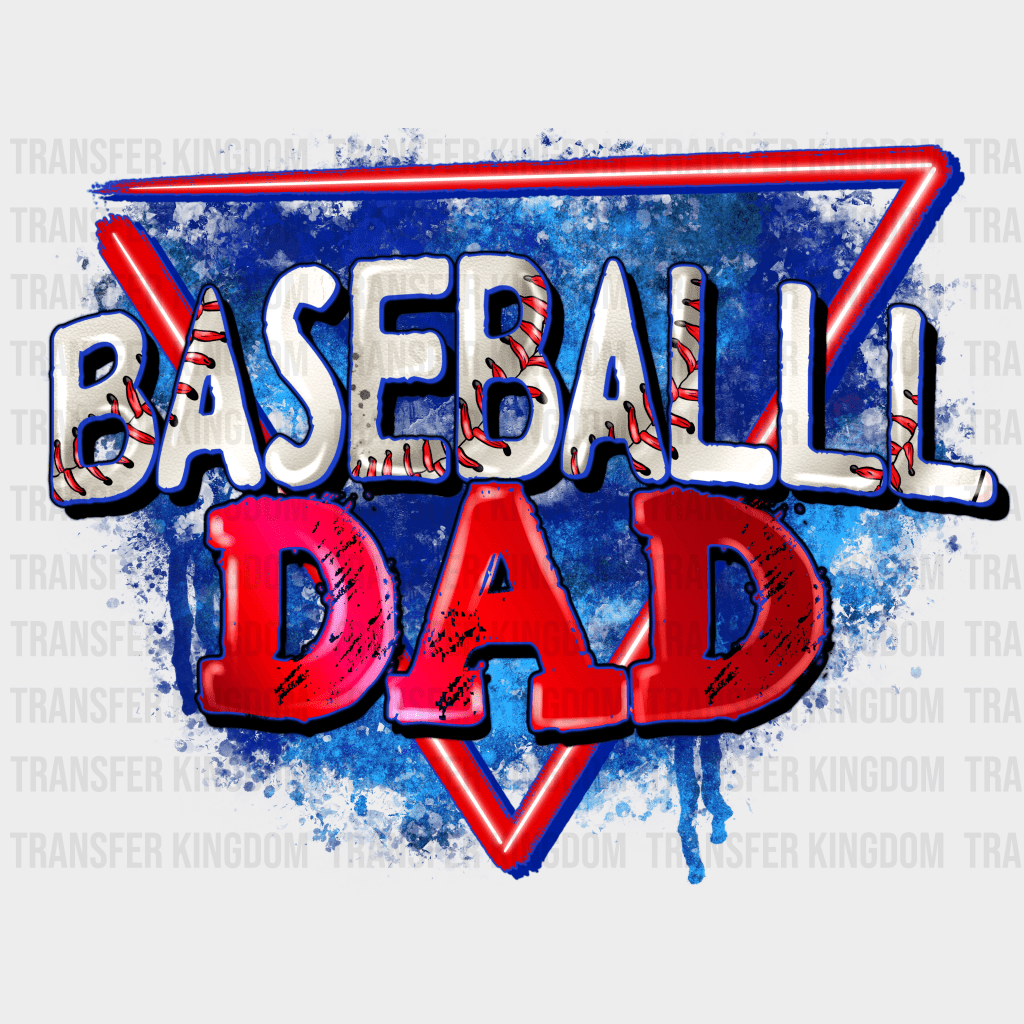 Baseball Dad Design - DTF heat transfer - Transfer Kingdom