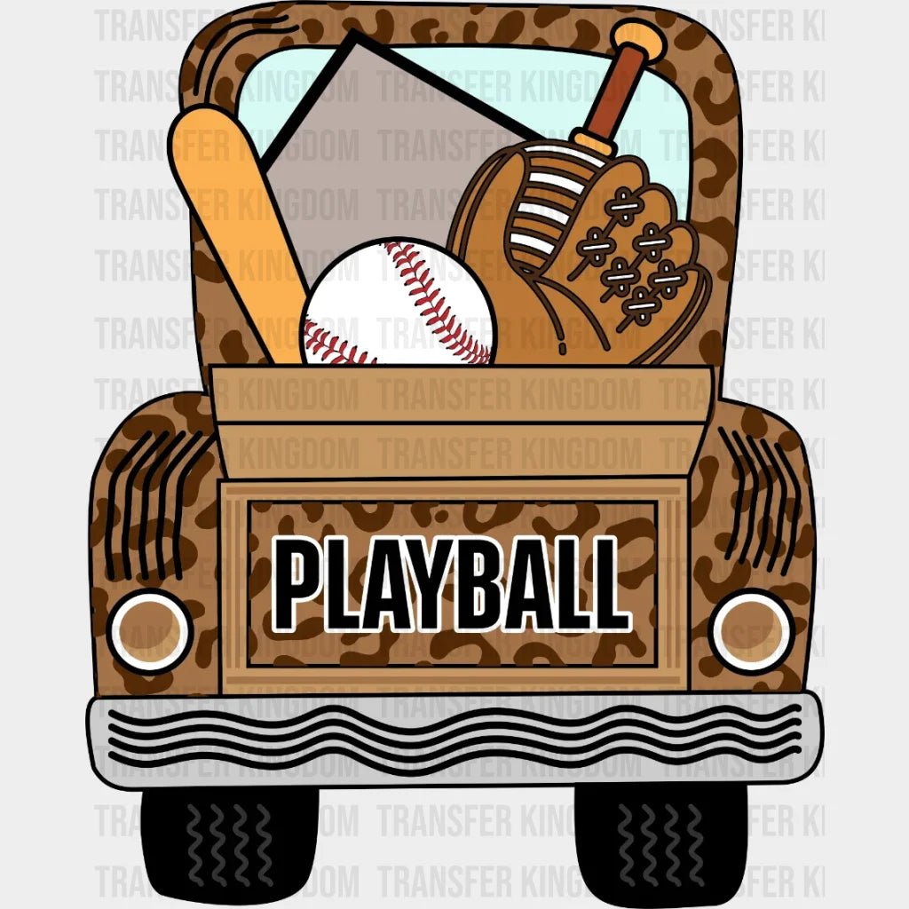 Baseball Truck Dtf Transfer