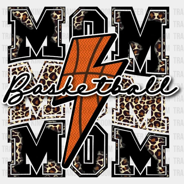Basketball Mom - Mothers Day - Sports Fan - Leopard Print - Design - DTF heat transfer